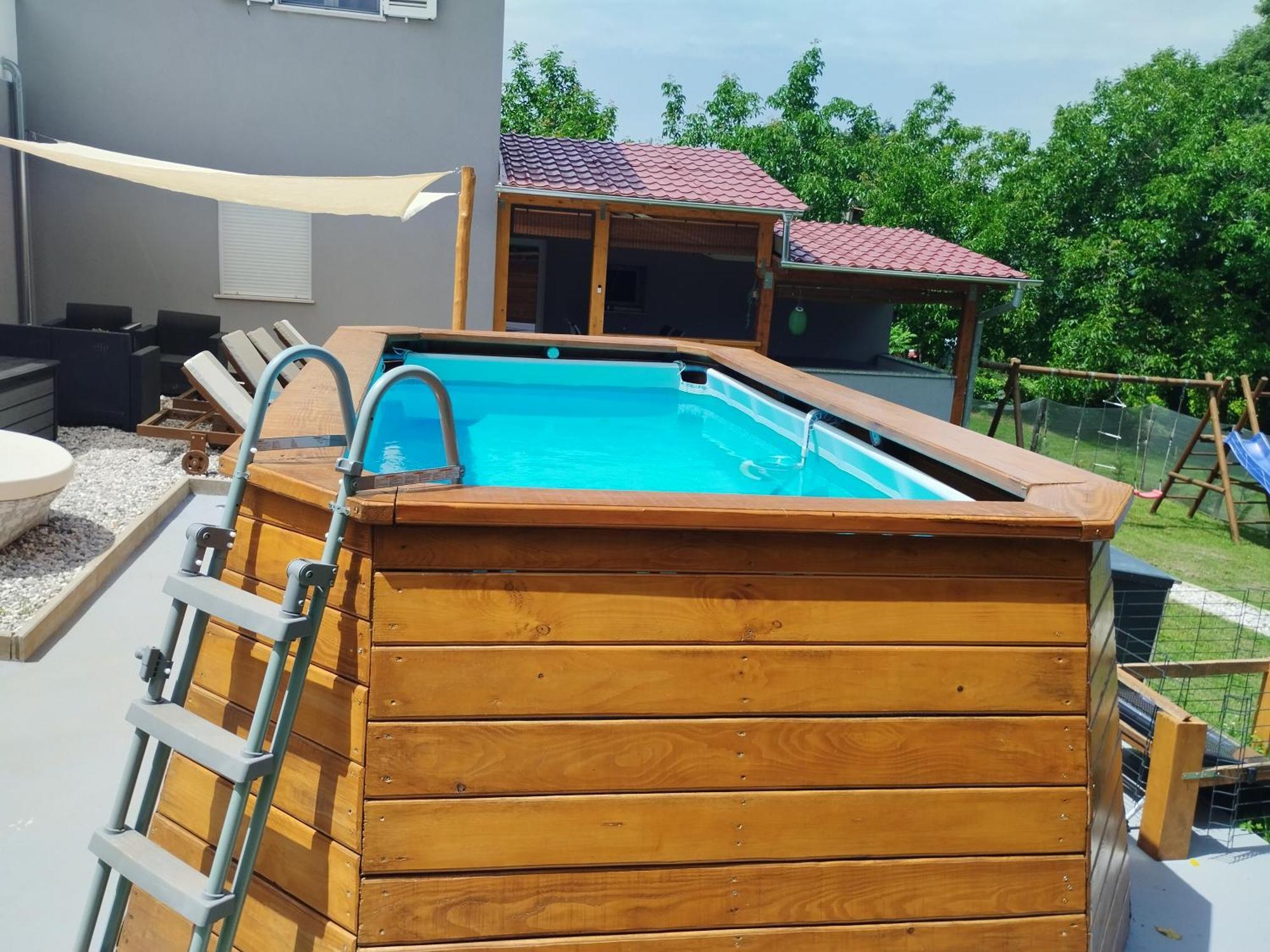 Apartman Goga With Pool And Jacuzzi Labin (Istria) Exterior foto