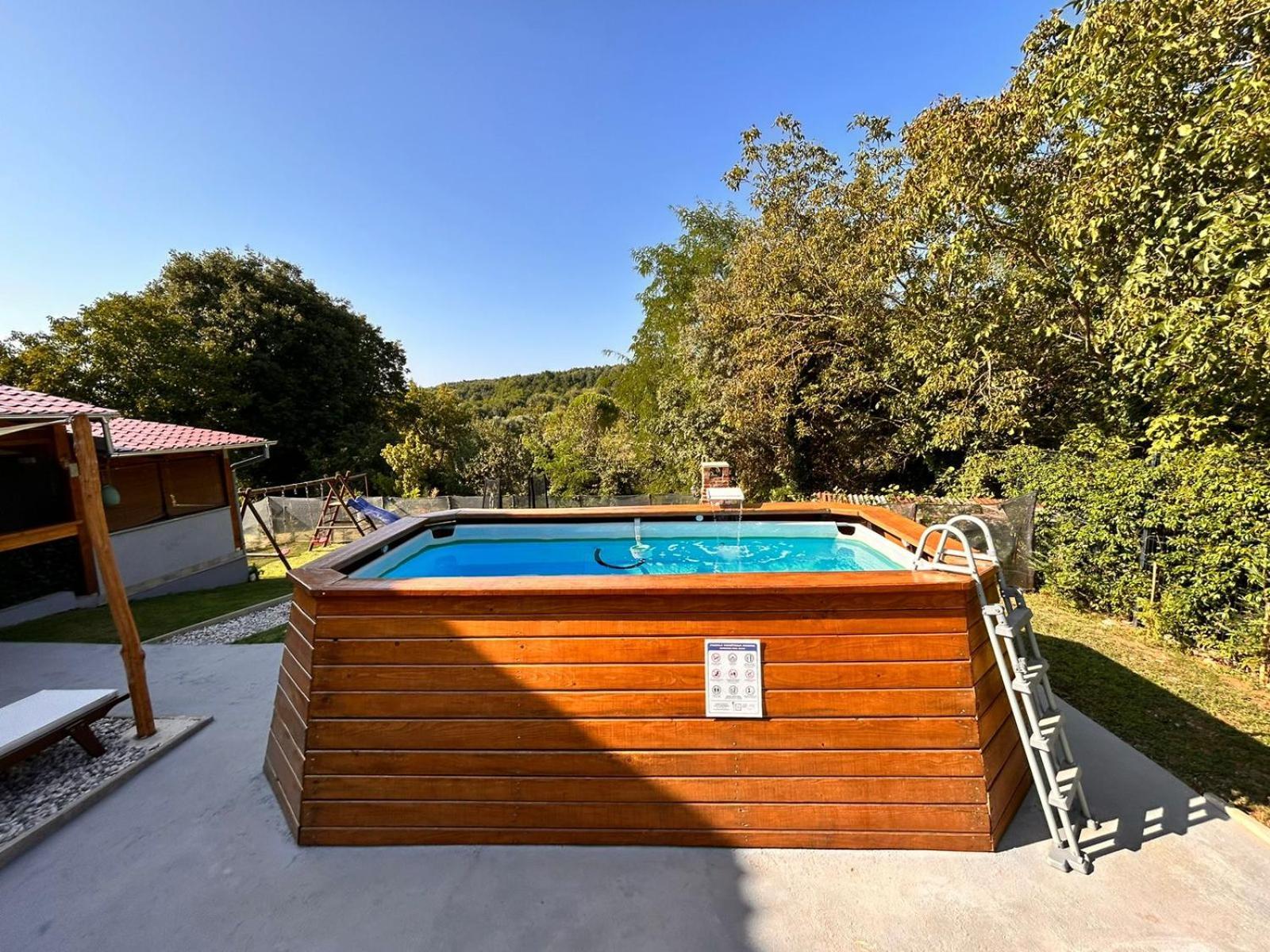 Apartman Goga With Pool And Jacuzzi Labin (Istria) Exterior foto