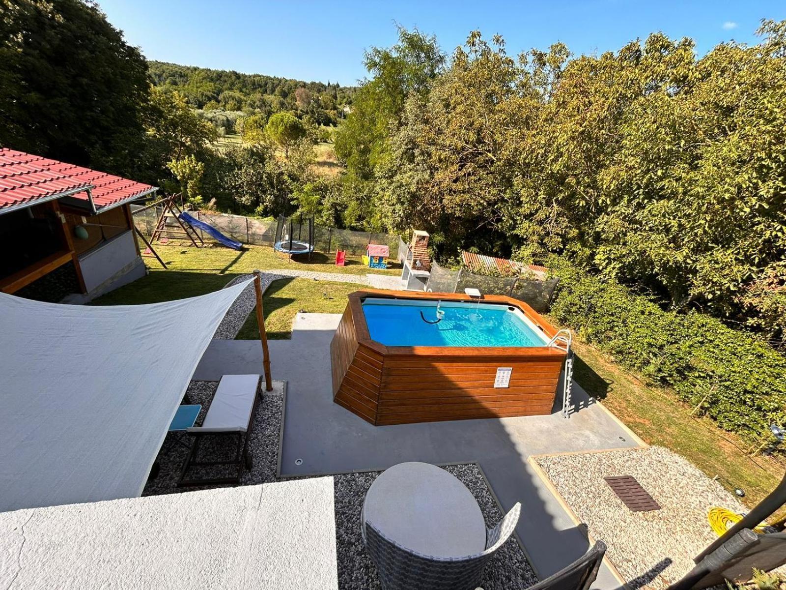 Apartman Goga With Pool And Jacuzzi Labin (Istria) Exterior foto