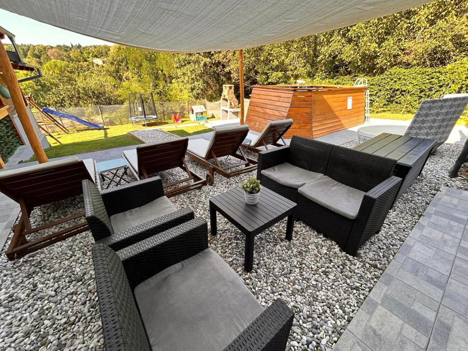 Apartman Goga With Pool And Jacuzzi Labin (Istria) Exterior foto